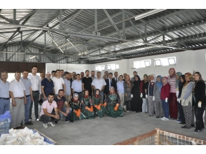 Şuhut’ta Mermer Süsleme Sanatı Fabrikası Dualarla Açıldı