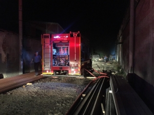 Bursa’da Korkutan Fabrika Yangını