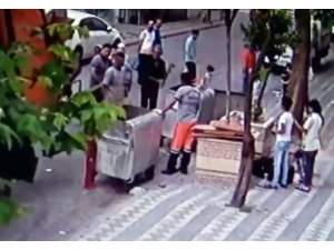 Sultangazi’de Temizlik İşçisine Baltalı Saldırı Kamerada