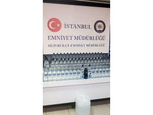 Silivri’de Kaçak Ve Sahte İçki Deposuna Operasyon