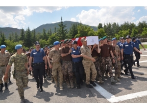 Hakkari Şehidi Memleketine Uğurlandı