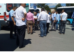 Halk Otobüsünün Çarptığı Yaşlı Adam Yaralandı