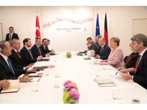 Cumhurbaşkanı Erdoğan, Merkel İle Görüştü
