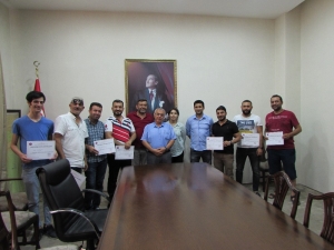 Eğitimlerini Tamamlayanlara Sertifikaları Verildi