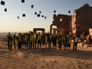 Zerzevan Kalesi’nde Arkeoloji Mezuniyeti