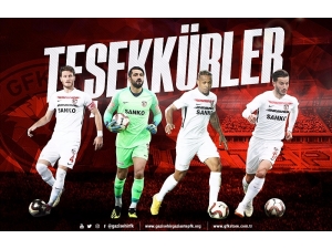 Gazişehir Gaziantep’ten 4 Oyuncuya Veda