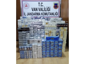 Çaldıran’da 9 Bin 118 Paket Kaçak Sigara Ele Geçirildi