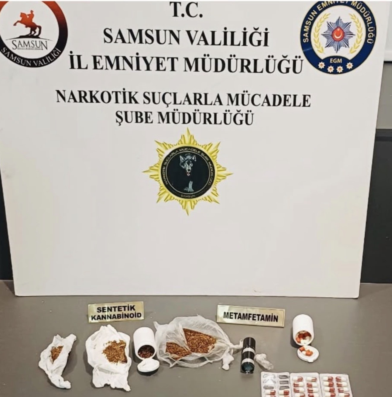samsun-da-8-bin-sentetik-ecza-ele-gecirildi