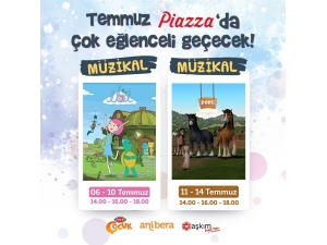 Şanlıurfa Piazza’da Çizgi Kahramanlar Çocuklarla Buluşacak