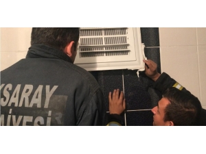 Havalandırma Boşluğuna Düşen Güvercini İtfaiye Kurtardı