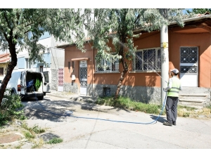 Tepebaşı’nda İlaçlama Çalışmaları Sürüyor