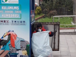 İzmit’te Tonlarca Tekstil Atığı Toplanıyor