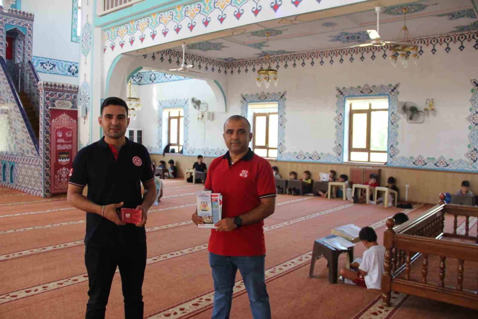 kuran-kurslarinda-112-acil-cagri-hatti-tanitimlari-suruyor