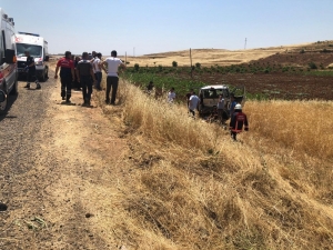 Mardin’de Trafik Kazası: 2 Yaralı