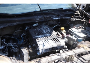 Siirt’te Seyir Halindeki Araçta Yangın