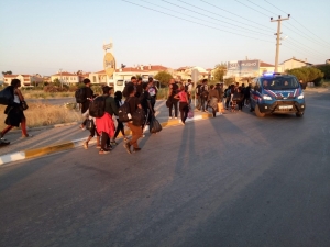 Ayvalık’ta 50 Afrikalı Mülteci Yakalandı