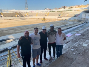 Rodallega, Yapımı Devam Eden Atatürk Stadyumu’nu Gezdi