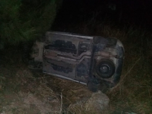 İzmir’de Otomobil Devrildi: 1 Yaralı