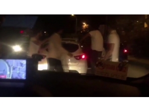 Trafikte Maganda Dehşeti Kamerada