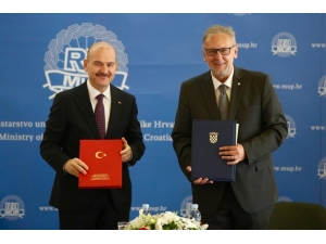 Bakan Soylu, Hırvatistan’da Mevkidaşı Bozinovic İle Görüştü