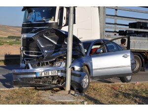 Işıklarda Kaza 1 Yaralı