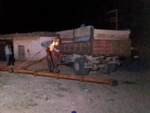 Devrilen Helezonun Çarptığı Kadın Hayatını Kaybetti