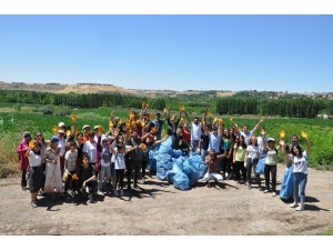 Gençler Hevsel Bahçelerini Temizledi