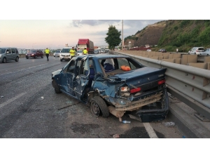 Düğün Konvoyunda Kaza: 2 Yaralı