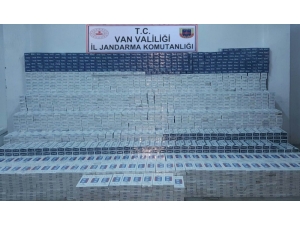 Erciş’te 19 Bin 430 Paket Kaçak Sigara Ele Geçirildi