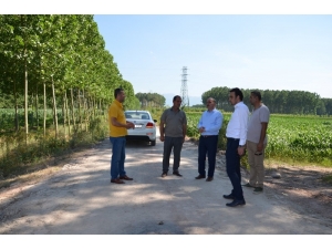 Erenler’de Tarla Yollarında Hummalı Çalışma