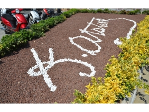 Kuşadası Belediyesi’nden Atatürk İmzalı Peyzaj Çalışması