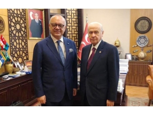 Başkan Ergün Mhp Lideri Bahçeli’yi Ziyaret Etti