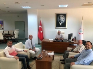 Hastaneden Başhekim Şen’e Ziyaret