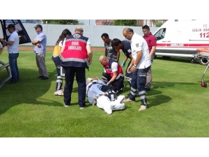 Hava Ambulansı Boynu Kırılan Kadın İçin Havalandı