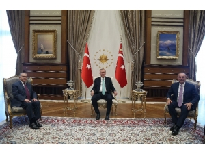 Cumhurbaşkanı Erdoğan Irak Dışişleri Bakanı Ve Savunma Bakanını Kabul Etti
