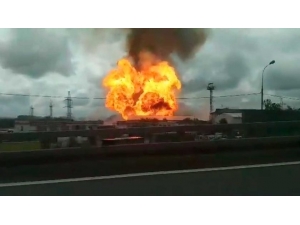 Rusya’da Elektrik Santralinde Yangın