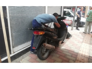 Çalınan Motosikletini 150 Metre İleride Buldu
