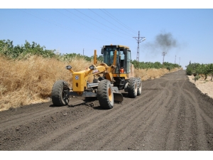 Birecik’te Çöken Sahil Yoluna Alternatif Yol Yapıldı