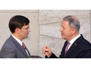 Milli Savunma Bakanı Akar, Abd Savunma Bakanı Vekili Esper İle Görüştü