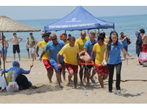 Kocaeli’nin Plajlarında Hasta Nakil Hizmeti