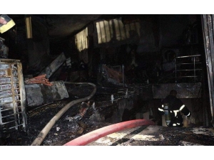 Kızıltepe’de Mağaza Yangını