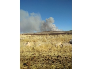 Diyarbakır’da Anız Yangınları Devam Ediyor