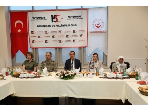 Vali Türker Öksüz, Şehit Yakınları İle Bir Araya Geldi