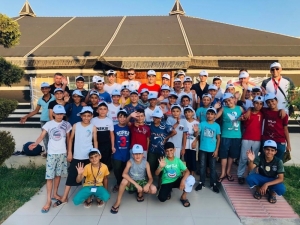 Başkan Kuş Yaz Kampı Yapan Çocuklarla Buluştu