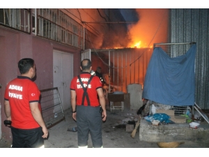 Stadyumda Korkutan Yangın