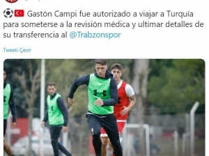 Gaston Campi Trabzon’a Geliyor