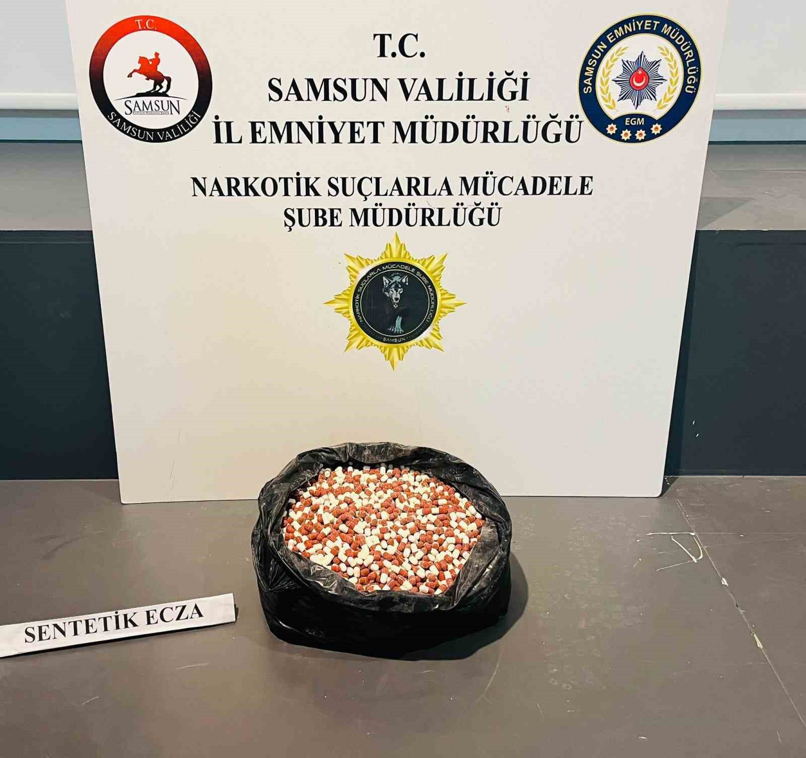 samsun-da-5-bin-150-sentetik-ecza-ele-gecirildi
