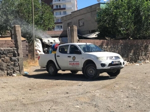 Diyarbakır’da İlaçlama Çalışmaları Aralıksız Sürüyor