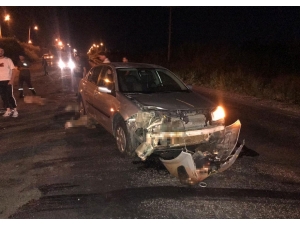 Tekirdağ’da Otomobil Koyun Sürüsüne Daldı