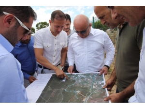 Başkan Bıyık’tan Yeni Mezarlık Hizmet Binasında İnceleme